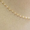 Collar de plata, chapado en oro, con perlas 